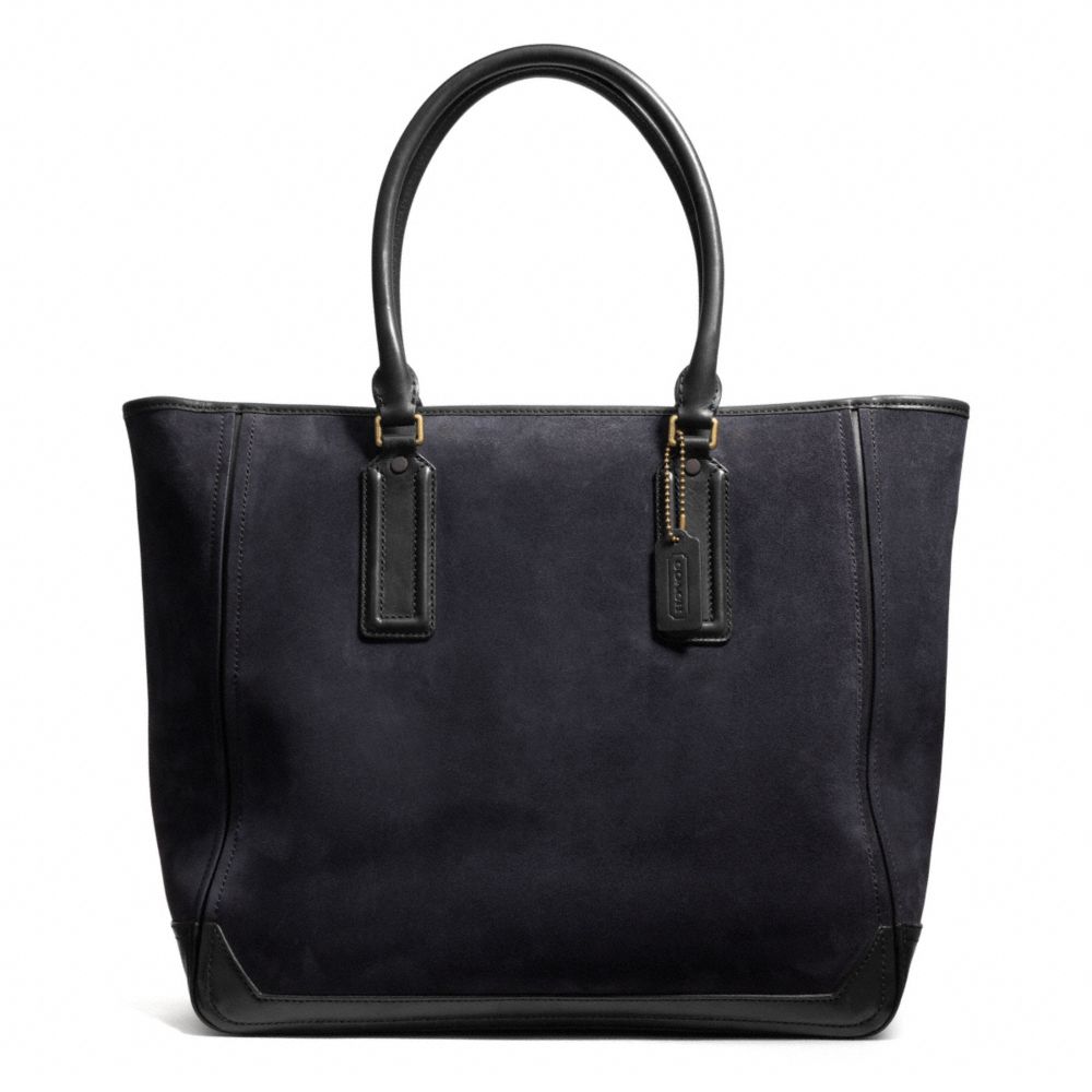 COACH F71100 Bleecker Suede Traveler Tote 