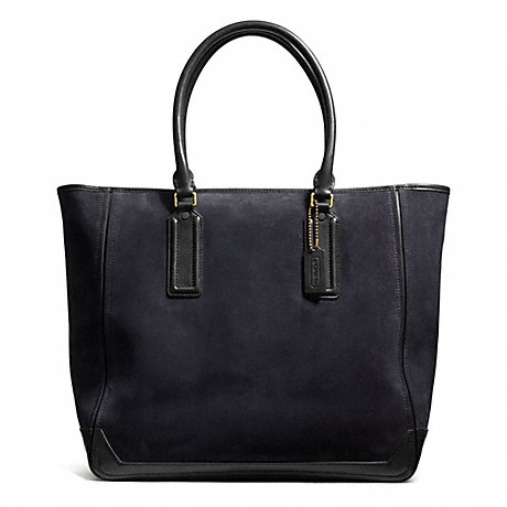 COACH F71100 BLEECKER SUEDE TRAVELER TOTE ONE-COLOR