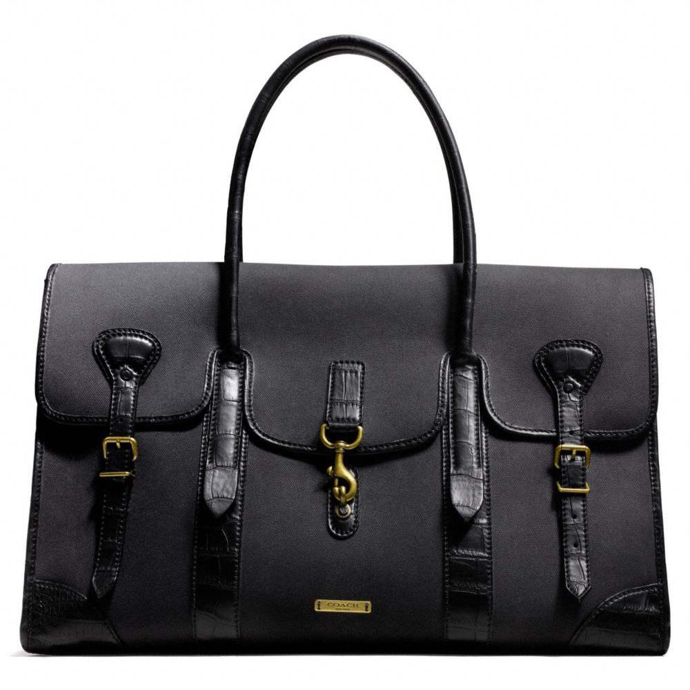 COACH COACH + BILLY REID DAY BAG IN ARCHIVAL TWILL -  BLACK - f71126