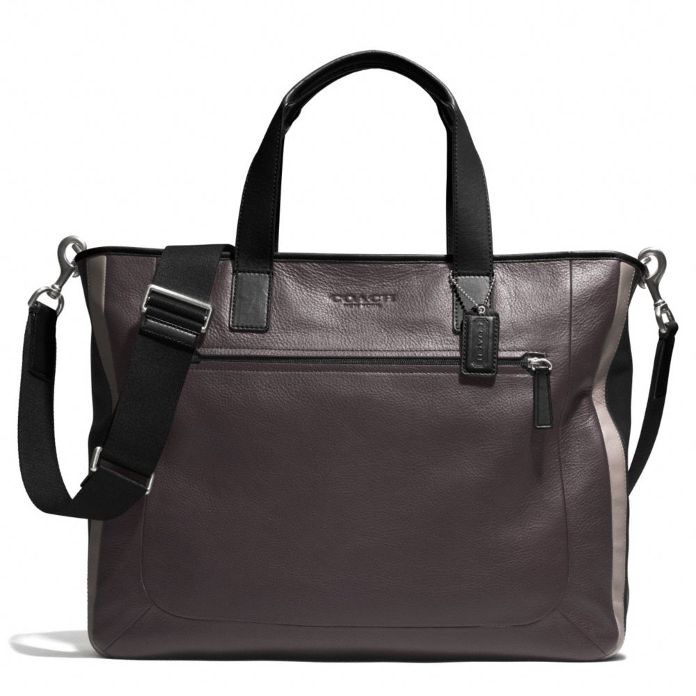 COACH F71349 Heritage Sport Supply Bag SILVER/SLATE/BLACK