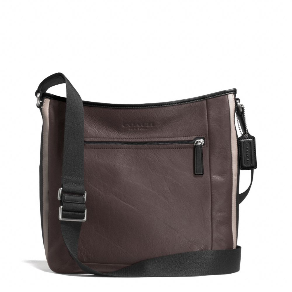 HERITAGE SPORT ZIP CROSSBODY - SILVER/SLATE/BLACK - COACH F71351