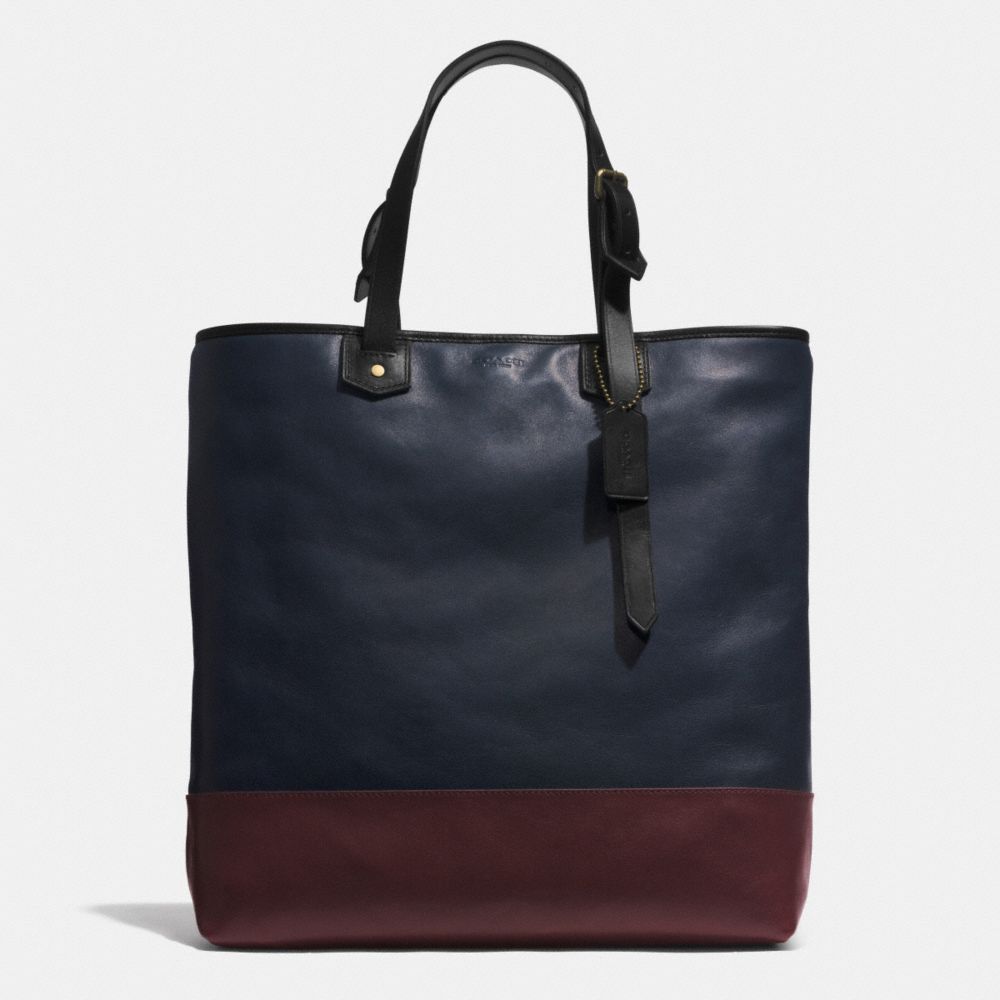 COACH BLEECKER SHOPPER IN COLORBLOCK LEATHER -  B4D23 - f71395