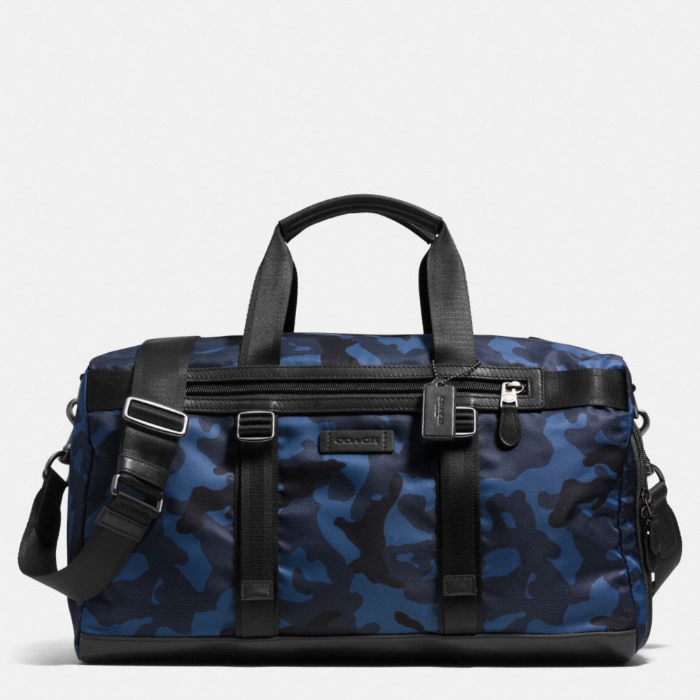 COACH VARICK GYM BAG IN NYLON -  NAVY/BLACK - f71528