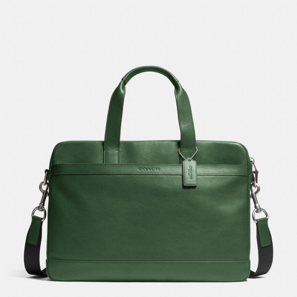 HUDSON BAG IN SMOOTH LEATHER - f71561 - FERN