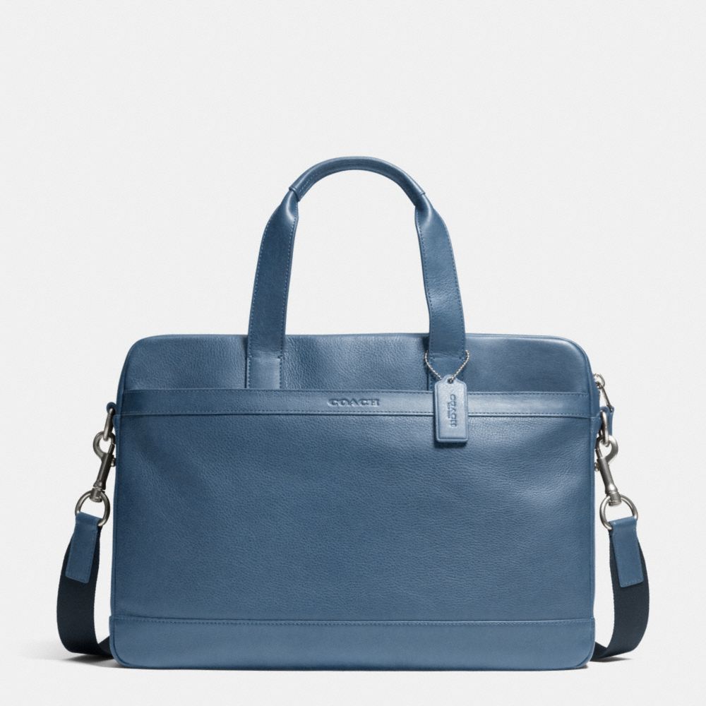 HUDSON BAG IN SMOOTH LEATHER - f71561 -  MARINE, MARINA