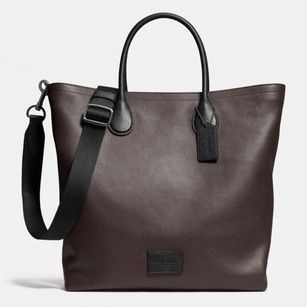 COACH F71647 Mercer Tote In Pebble Leather QBDRW
