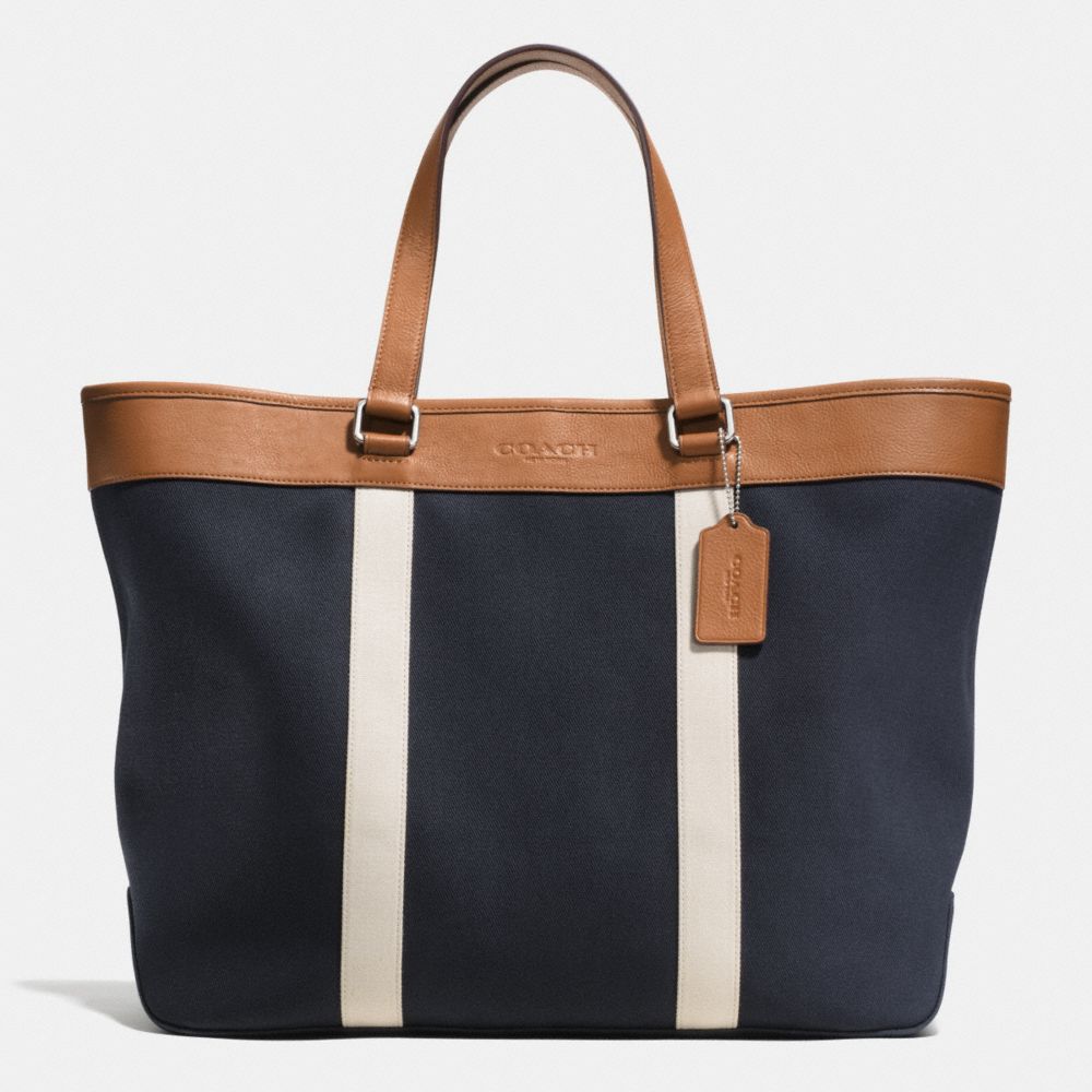 WEEKEND TOTE IN TWILL - MIDNIGHT - COACH F71687