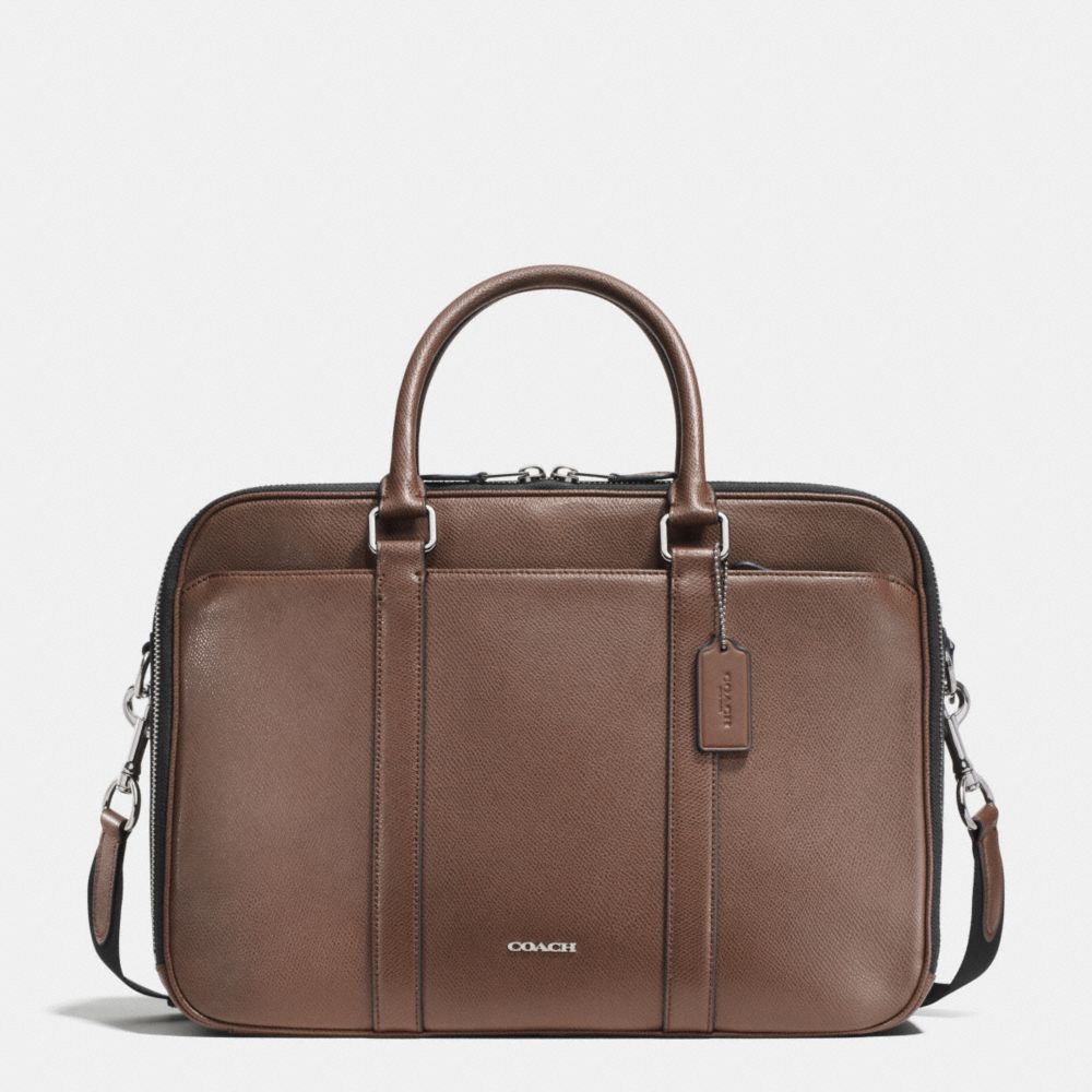 COACH F71696 Commuter In Crossgrain Leather TOBACCO