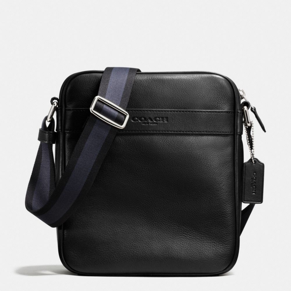 coach flight bag black