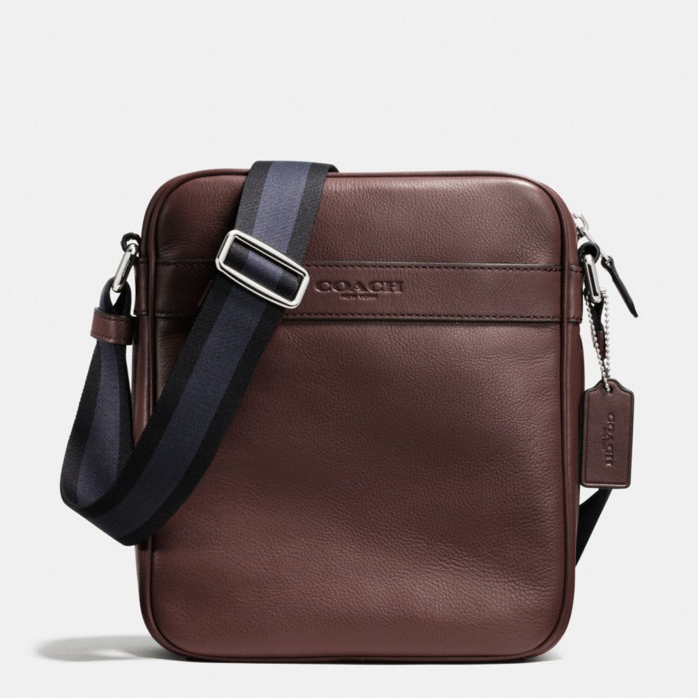 FLIGHT BAG IN SMOOTH LEATHER - MAHOGANY - COACH F71723