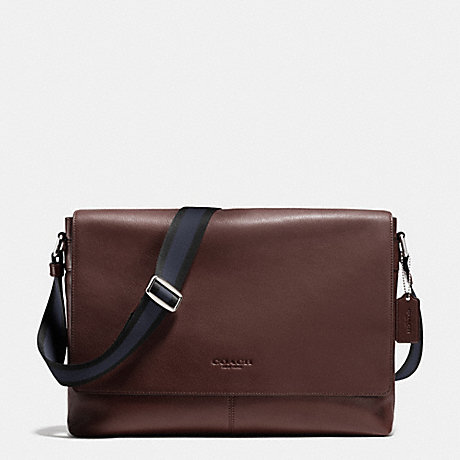 COACH F71726 SULLIVAN MESSENGER IN SMOOTH LEATHER MAHOGANY