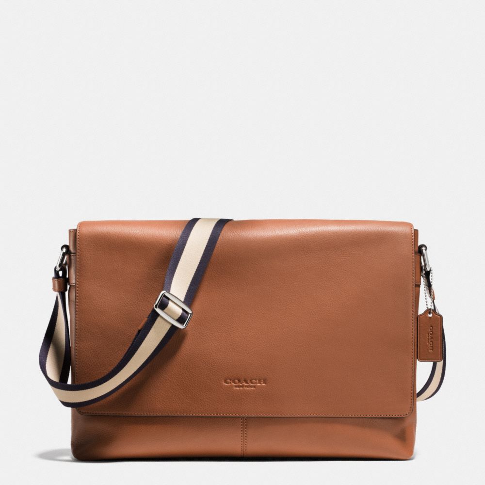 SULLIVAN MESSENGER IN SMOOTH LEATHER - SADDLE - COACH F71726