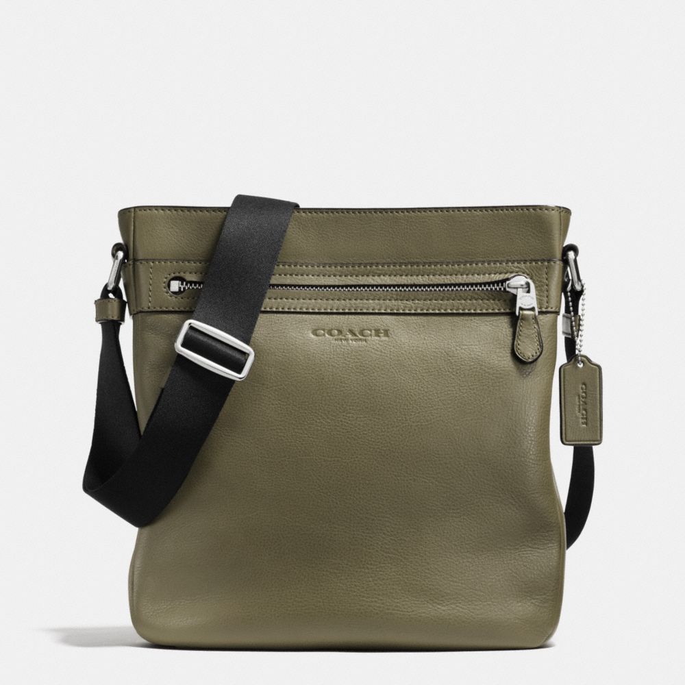 TECH CROSSBODY IN SMOOTH LEATHER - f71745 - B75