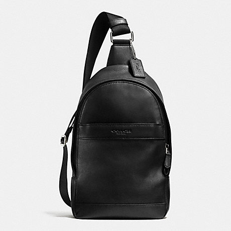 COACH CAMPUS PACK IN SMOOTH LEATHER - BLACK - f71751