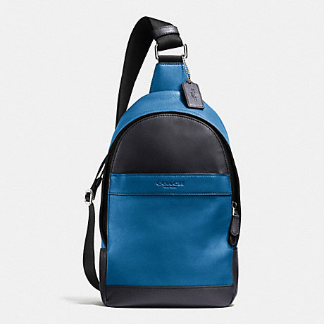 COACH CAMPUS PACK IN SMOOTH LEATHER - DENIM - f71751
