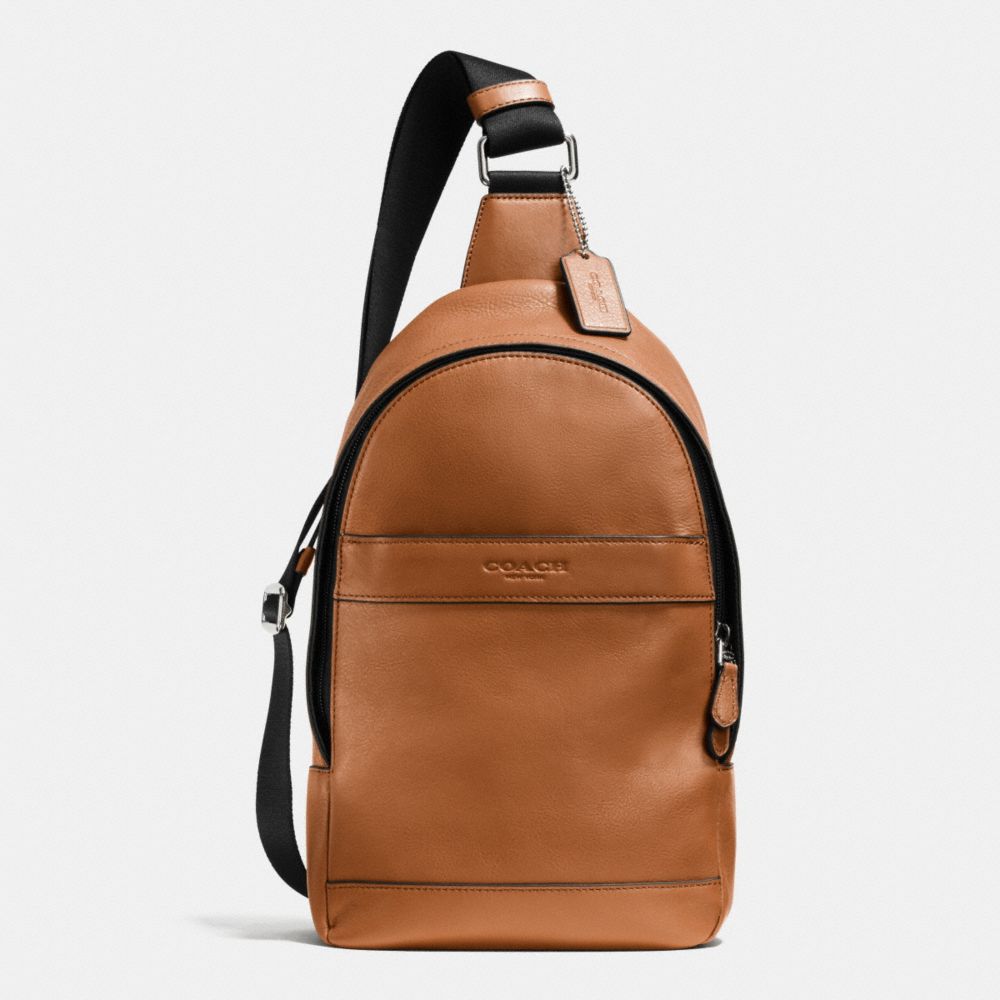 COACH f71751 CAMPUS PACK IN SMOOTH LEATHER SADDLE