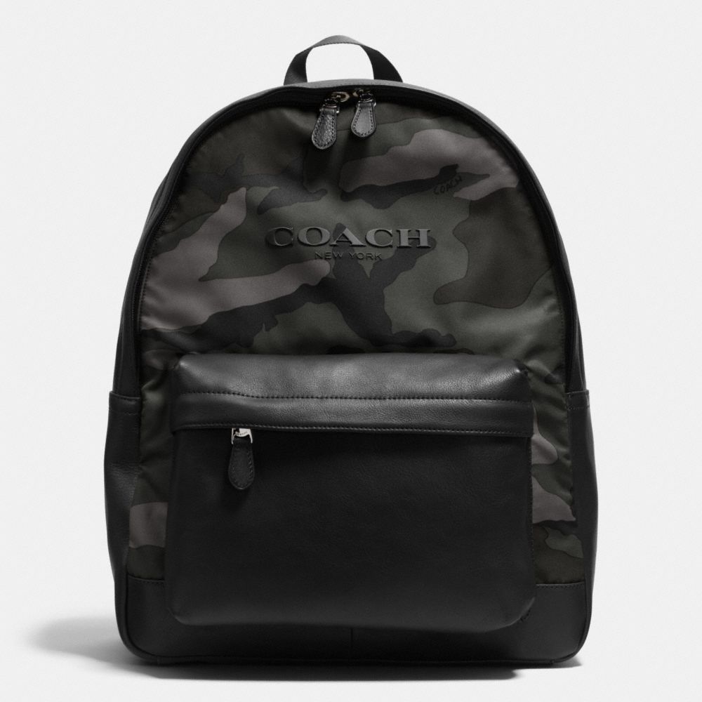 COACH F71755 Campus Backpack In Printed Nylon E83