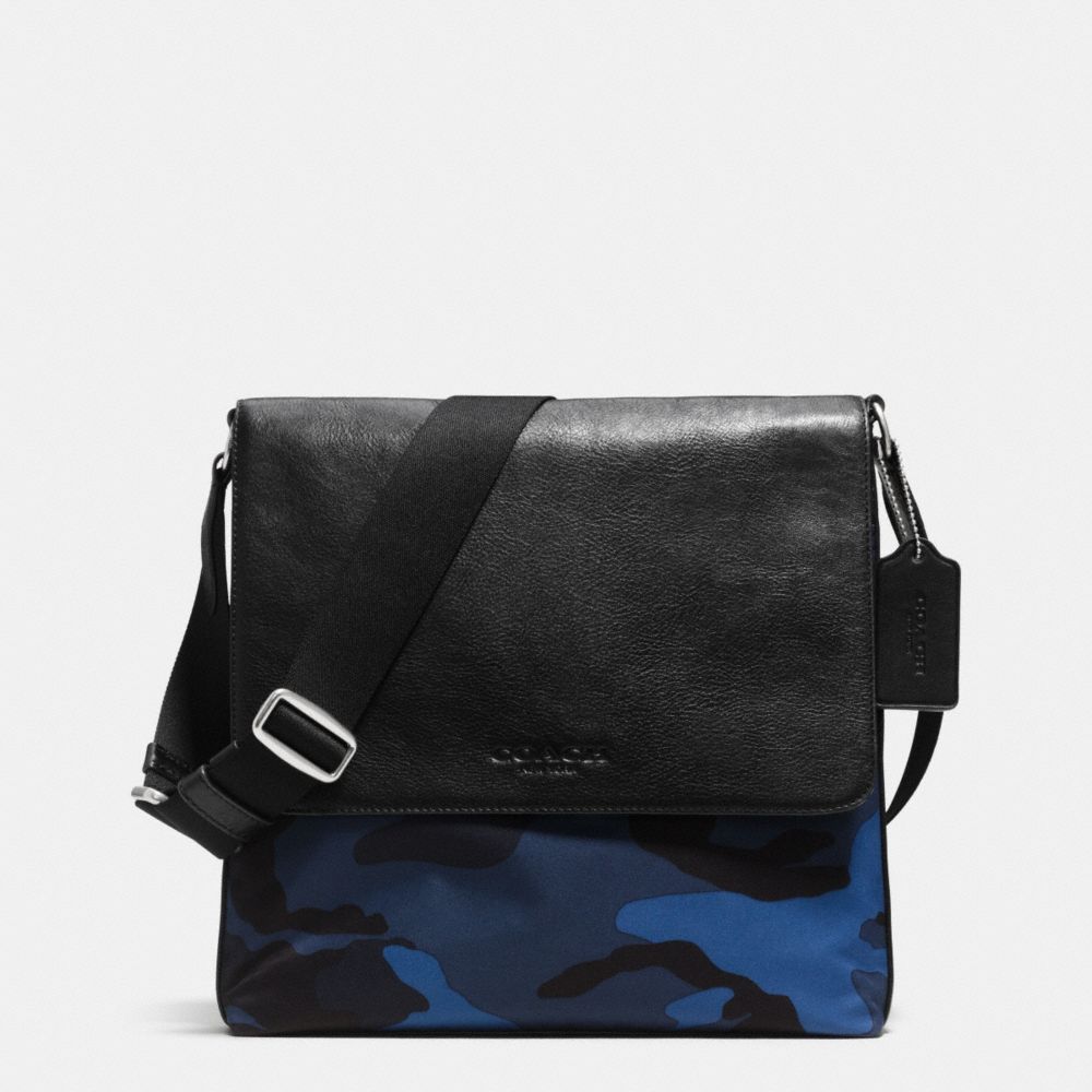 MAP BAG IN PRINTED NYLON - BLUE CAMO - COACH F71756