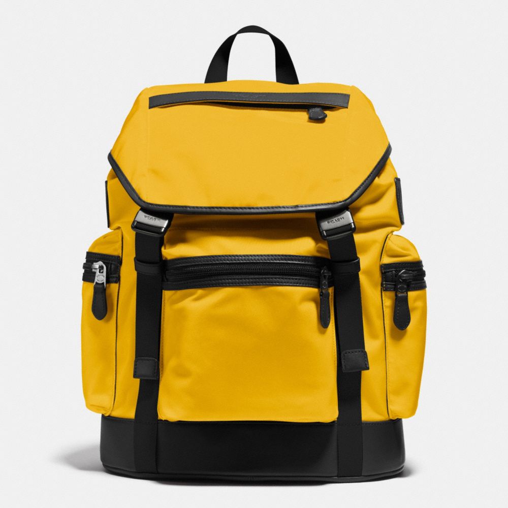 COACH F71884 Trek Pack In Nylon BANANA