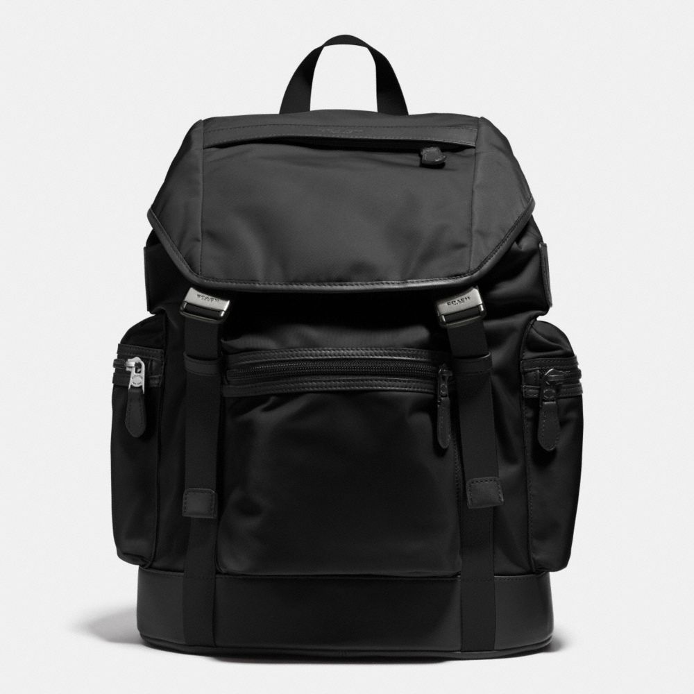 TREK PACK IN NYLON - f71884 - BLACK