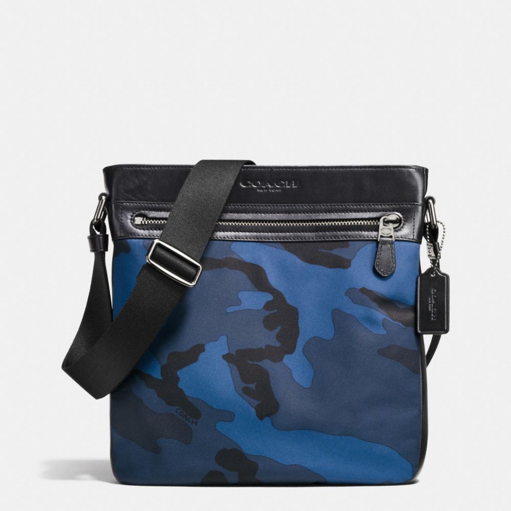 TECH CROSSBODY IN NYLON - f71949 - BLUE CAMO