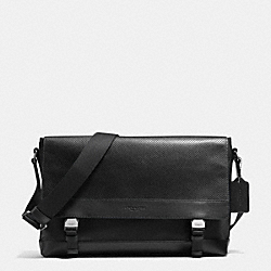 SPORT MESSENGER IN NYLON AND PERFORATED LEATHER - BLACK - COACH F71969