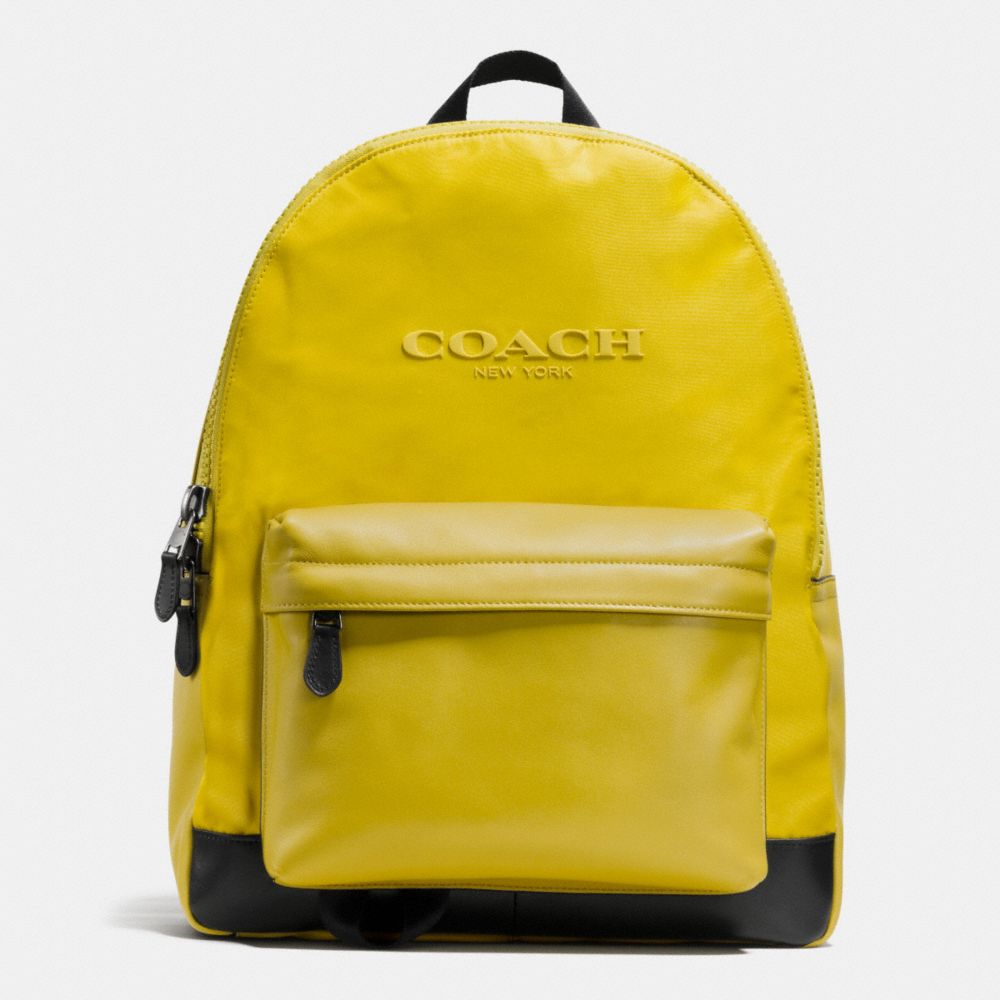 COACH F71975 - CAMPUS BACKPACK IN NYLON CHARTRUESE