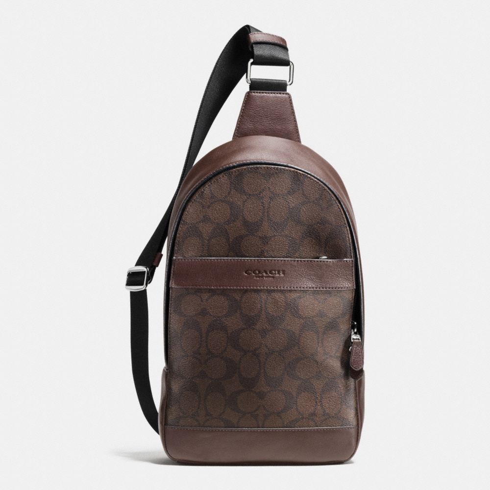 COACH CAMPUS PACK IN SIGNATURE - MAHOGANY/BROWN - f72043