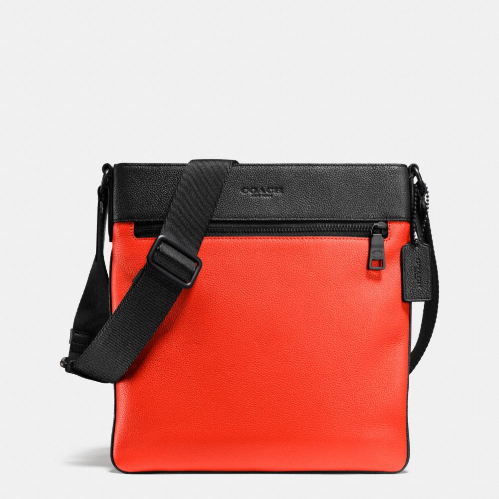 BOWERY CROSSBODY IN PEBBLE LEATHER - f72101 - BKORG