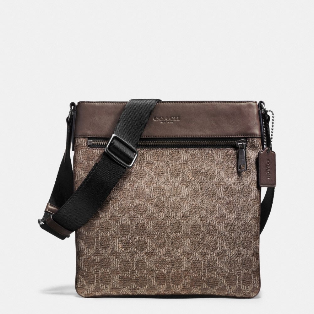 BOWERY CROSSBODY IN SIGNATURE - f72103 - QBBAK