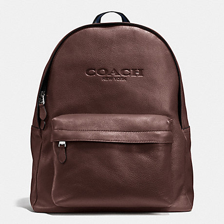 COACH CAMPUS BACKPACK IN SMOOTH LEATHER - MAHOGANY - f72120