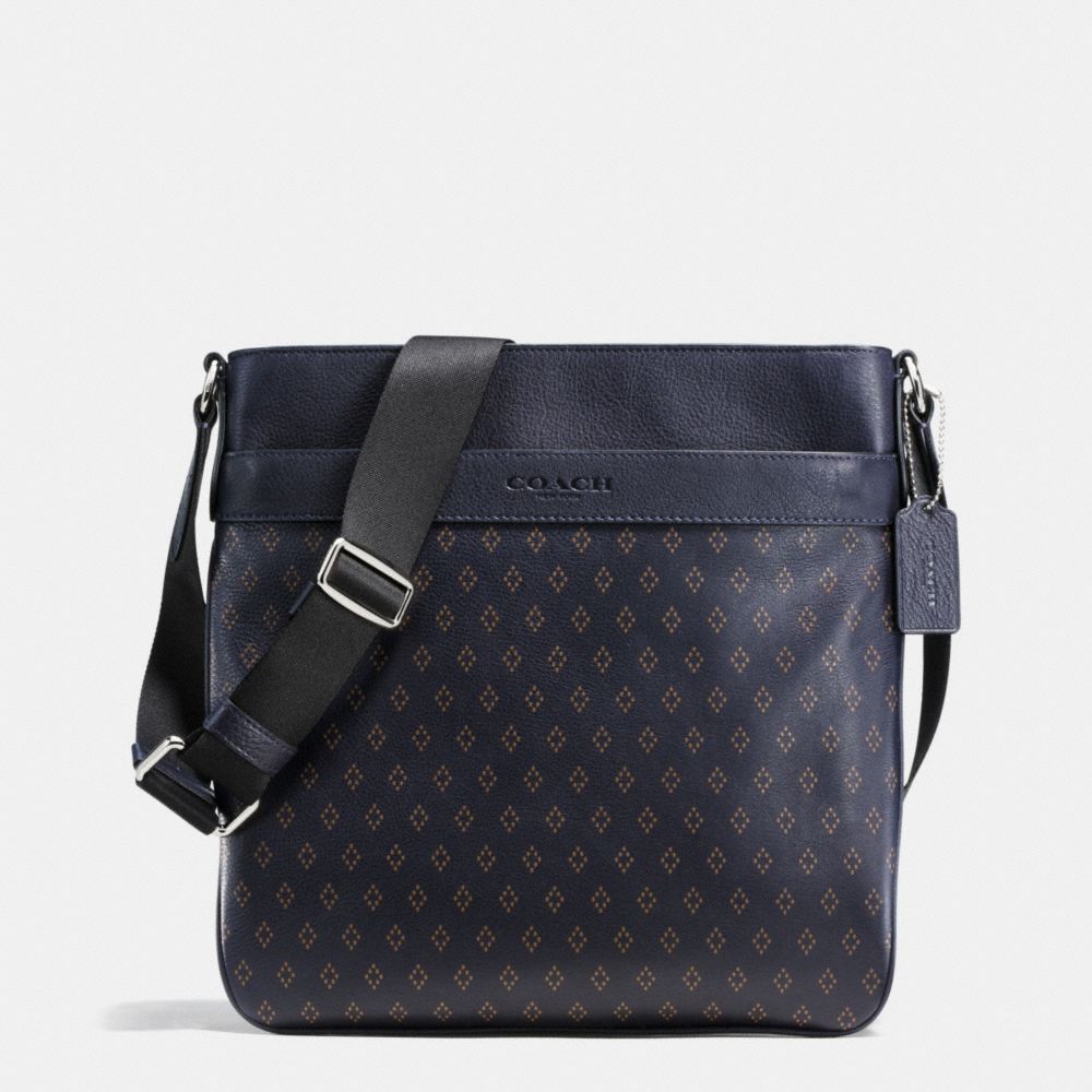 COACH F72291 Bowery Crossbody In Printed Leather DIAMOND FOULARD