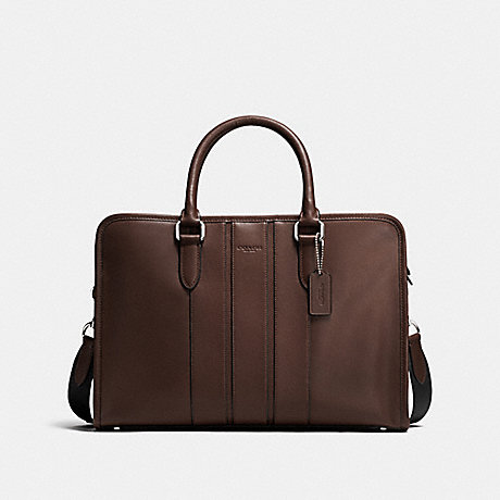 COACH F72309 BOND BRIEF IN SMOOTH LEATHER MAHOGANY