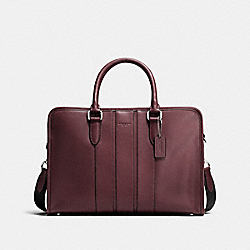 BOND BRIEF IN SMOOTH LEATHER - OXBLOOD - COACH F72309
