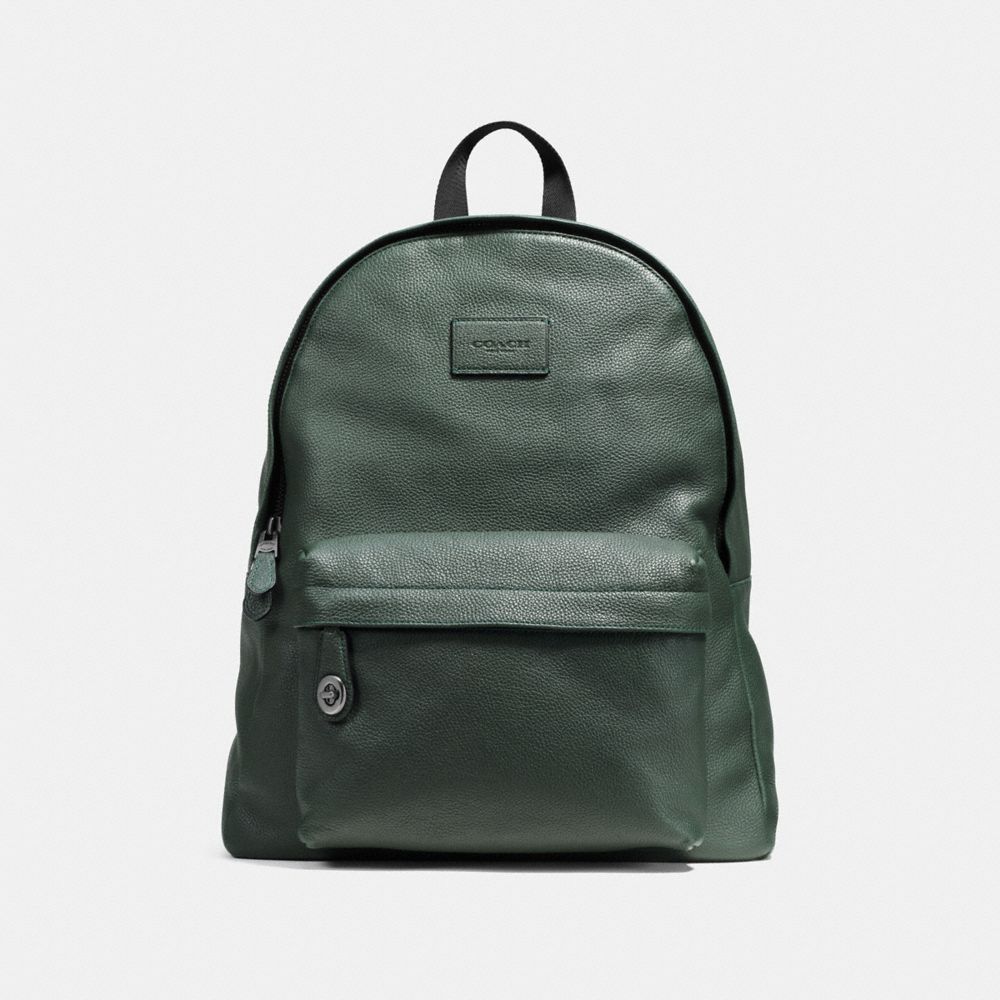 COACH F72320 Campus Backpack RACING GREEN/BLACK ANTIQUE NICKEL