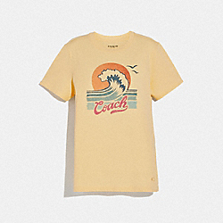 COACH F72431 Coach Wave T-shirt SUNSHINE