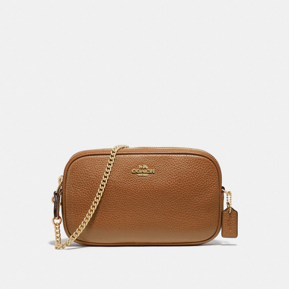 COACH F72490 Crossbody Pouch IM/LIGHT SADDLE