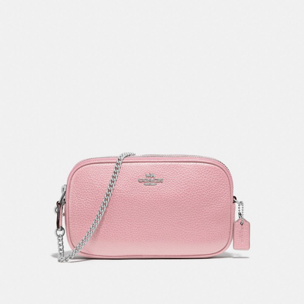 COACH F72490 - CROSSBODY POUCH PETAL/SILVER