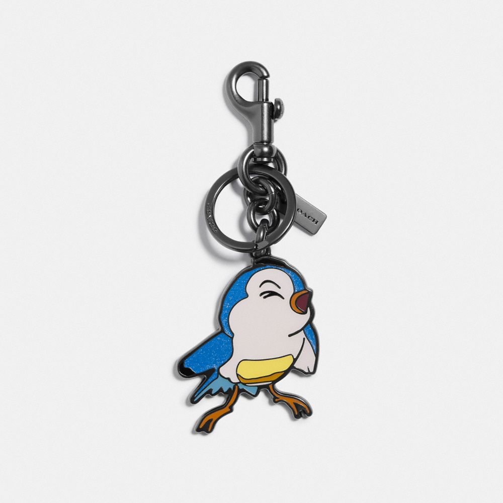 COACH DISNEY X COACH SNOW WHITE AND THE SEVEN DWARFS BLUEBIRD BAG CHARM - MULTI - F72558