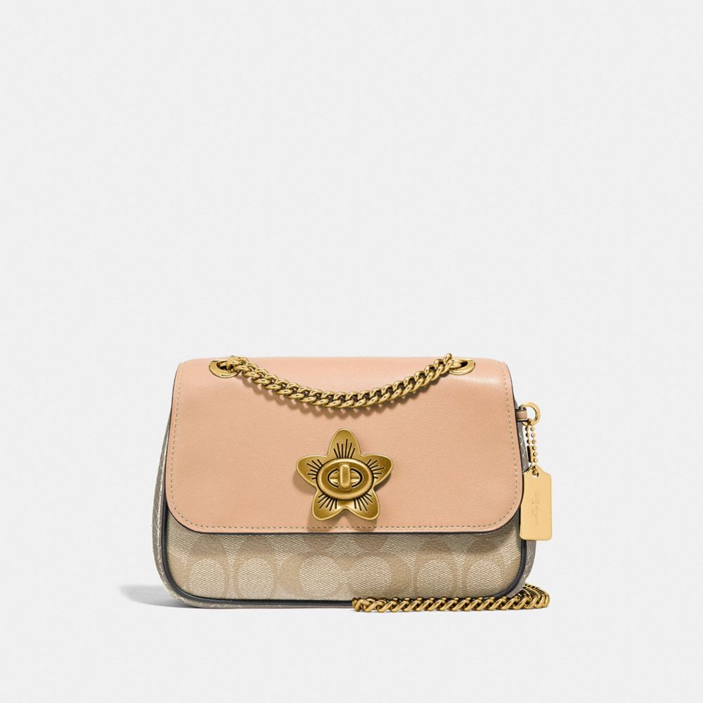 COACH F72624 - MINI CASSIDY CROSSBODY IN SIGNATURE CANVAS LIGHT KHAKI/BEECHWOOD MULTI/IMITATION GOLD