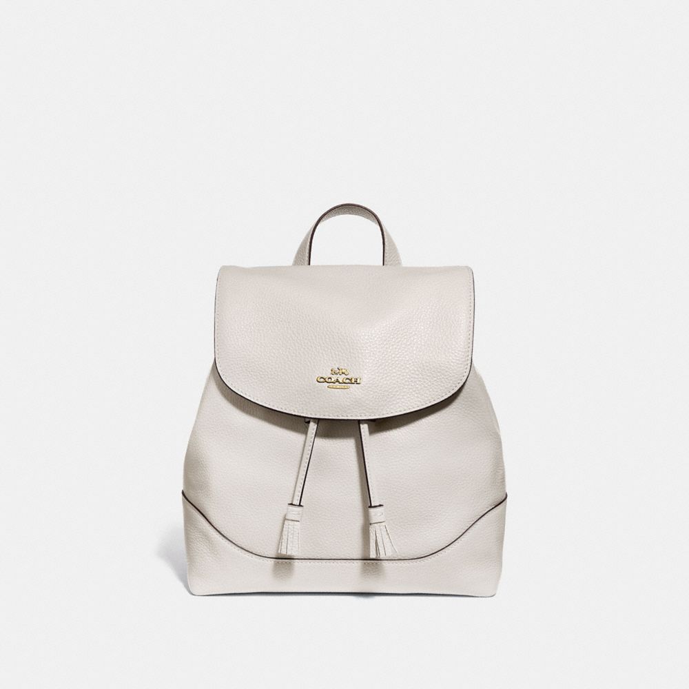 COACH ELLE BACKPACK - CHALK/IMITATION GOLD - F72645