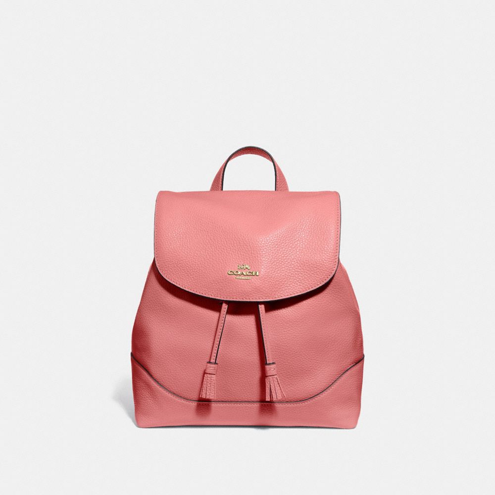 COACH F72645 - ELLE BACKPACK ROSE PETAL/IMITATION GOLD