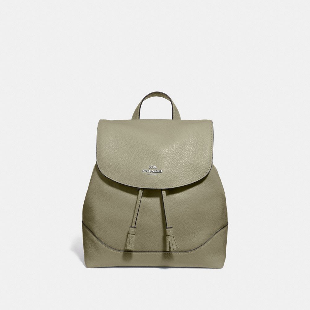 ELLE BACKPACK - LIGHT CLOVER/SILVER - COACH F72645