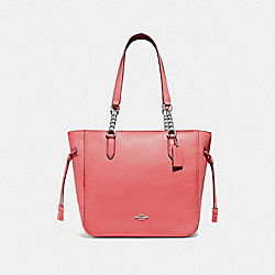 ELLE CHAIN TOTE - ROSE PETAL/SILVER - COACH F72650