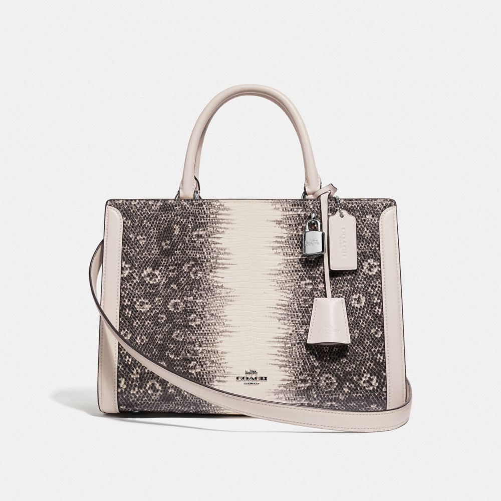 COACH ZOE CARRYALL - CHALK/SILVER - F72661