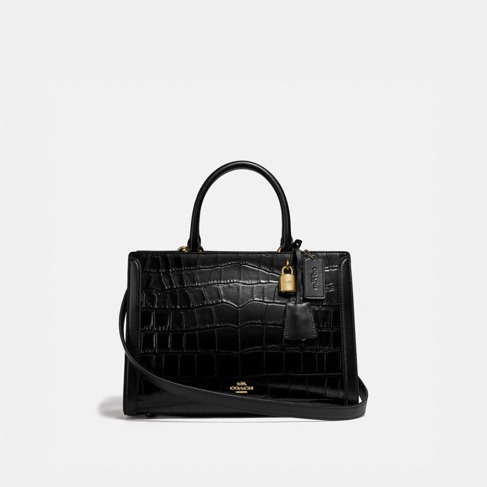 ZOE CARRYALL - IM/BLACK - COACH F72663