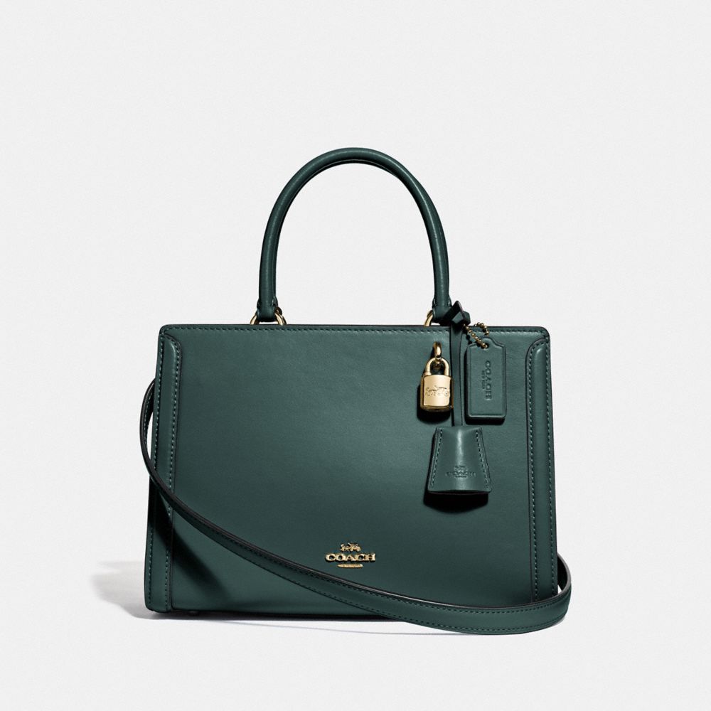 SMALL ZOE CARRYALL - IM/EVERGREEN - COACH F72667