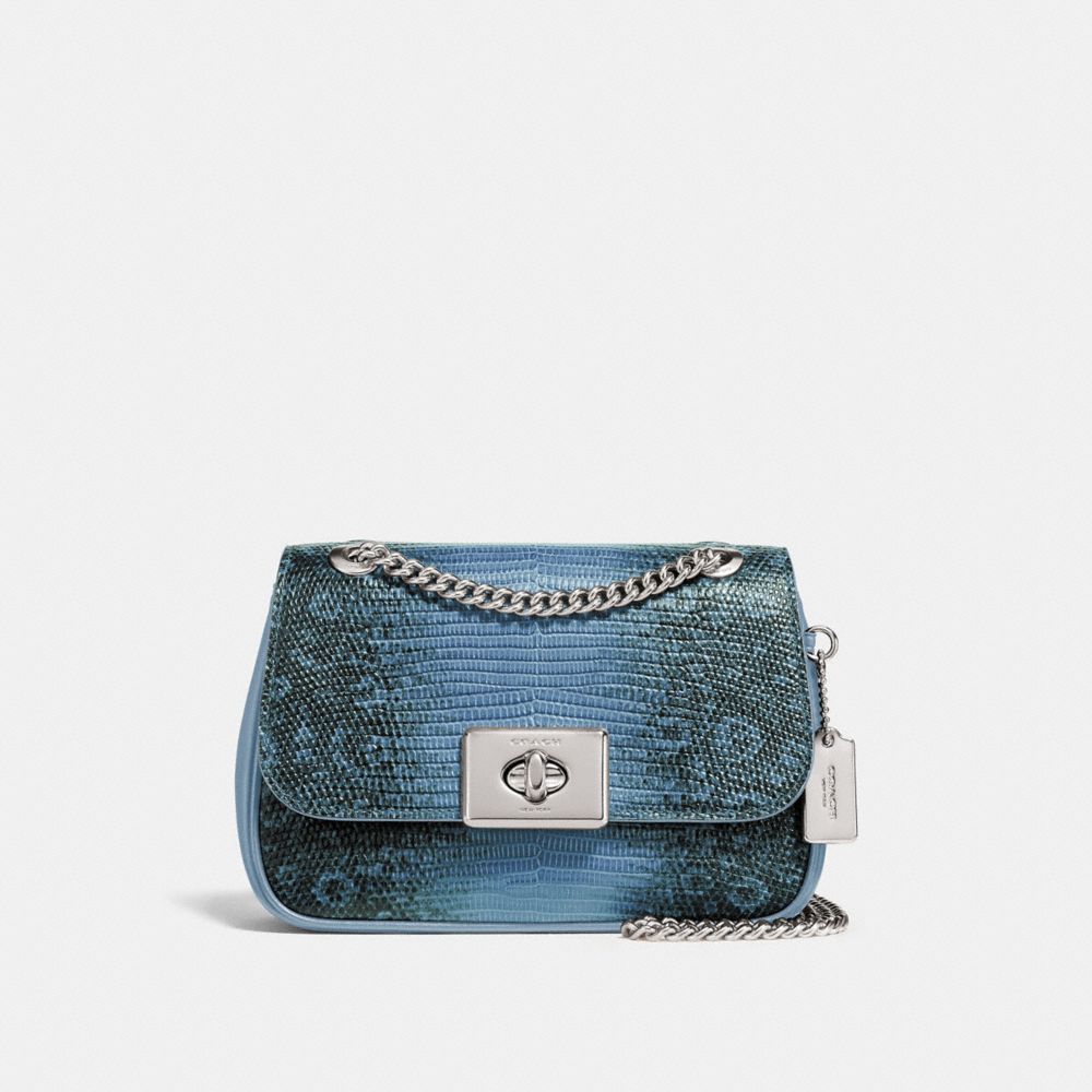 COACH F72671 MINI CASSIDY CROSSBODY CORNFLOWER/SILVER