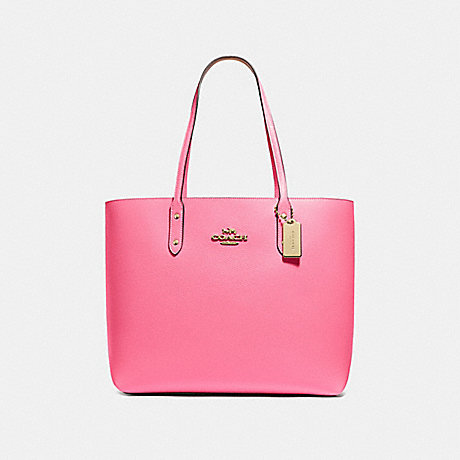 COACH TOWN TOTE - PINK RUBY/IMITATION GOLD - F72673