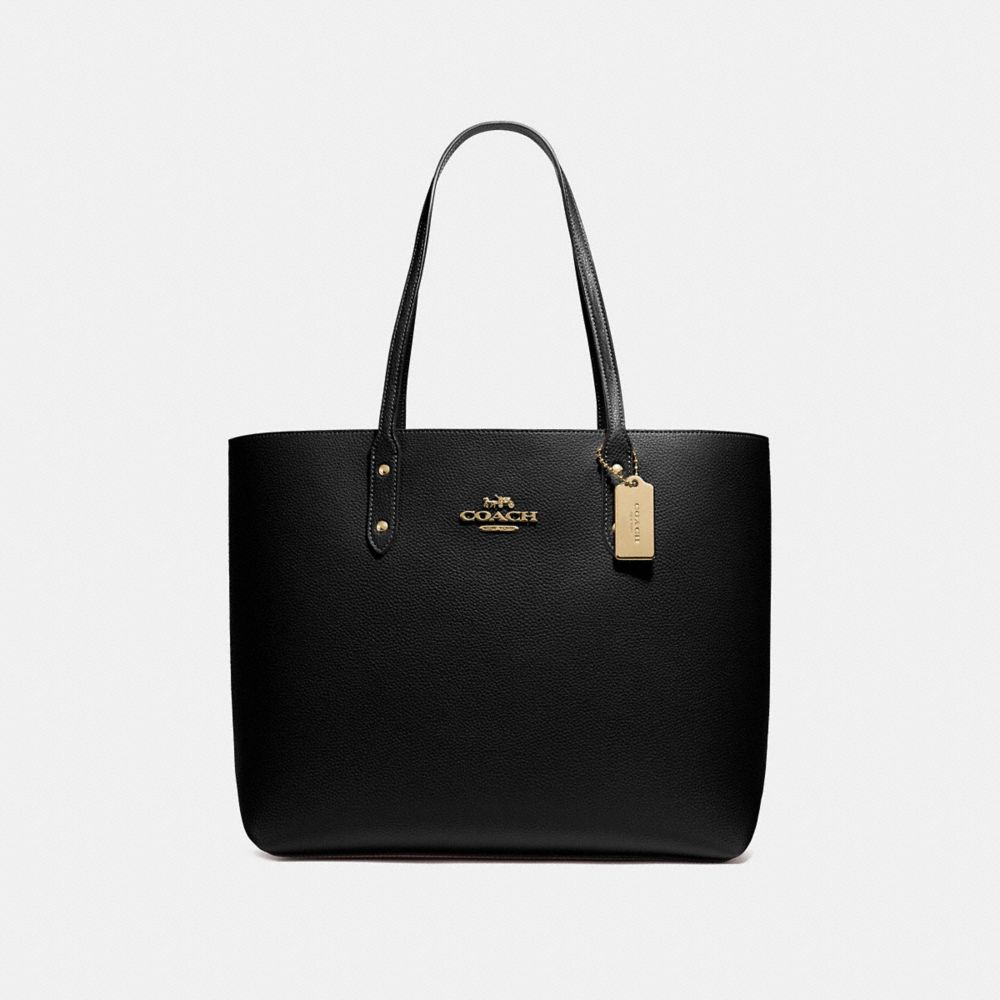 COACH F72673 Town Tote BLACK/IMITATION GOLD